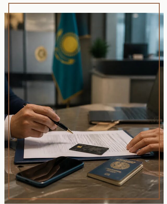 Открытие счета и банковской карты в Казахстане в Владивостоке